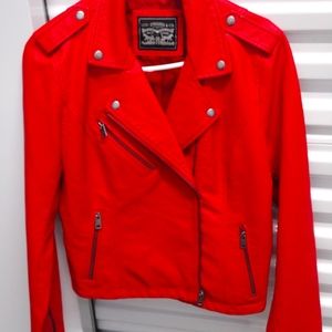 Levi Women's Levi's Faux Leather Motorcycle Jacket